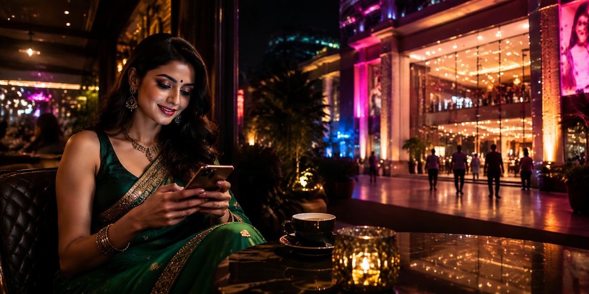 Colorful slot machines with spinning reels on mobile screen at Delhi
