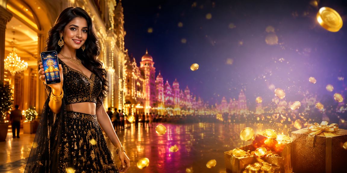 Night market scene representing vibrant Indian online betting platform